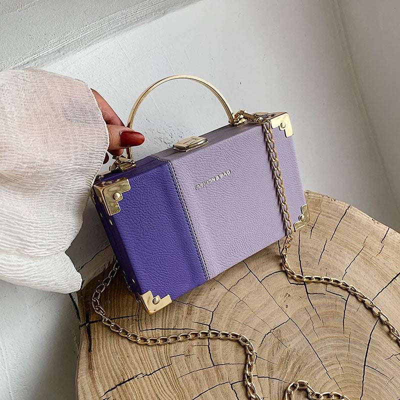 The Serpentine Clutch - Hand-Held Evening Bag with Chain Strap