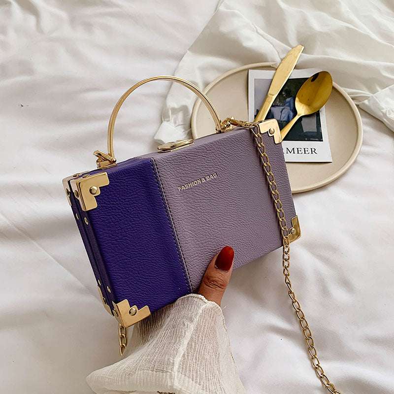 The Serpentine Clutch - Hand-Held Evening Bag with Chain Strap