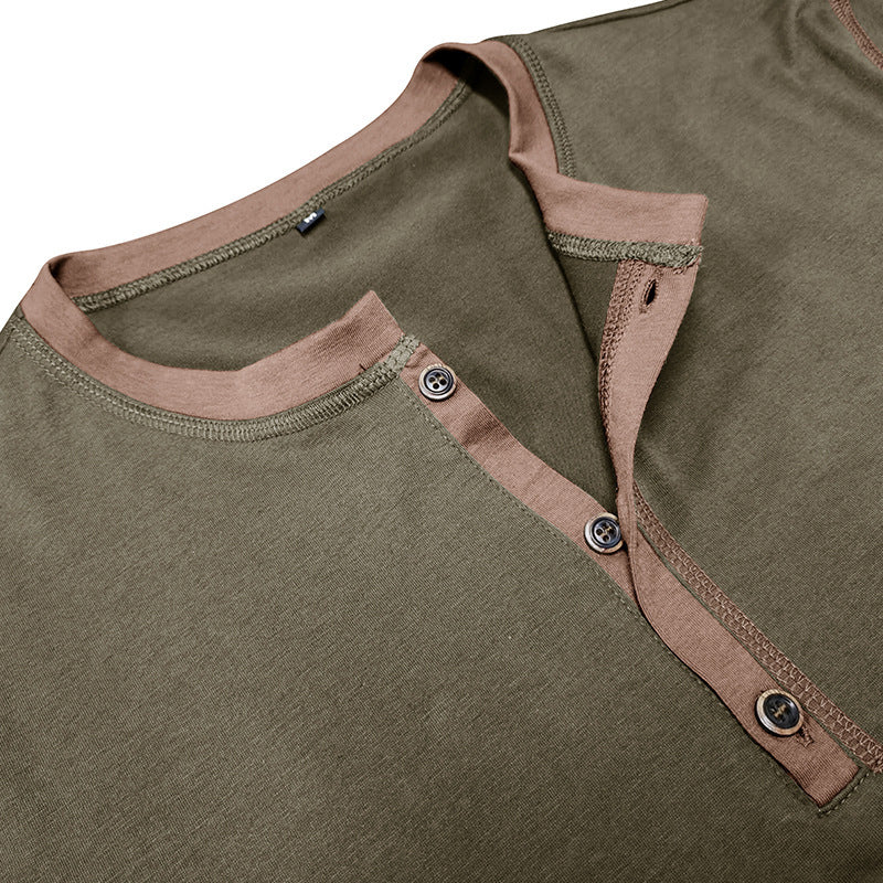 Men’s Short Sleeve Polo V-Neck Summer Shirt