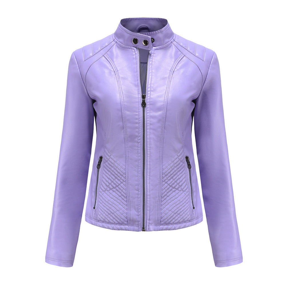 European & American Style Thin Motorcycle Jacket