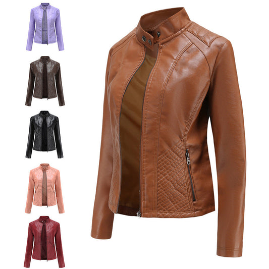 European & American Style Thin Motorcycle Jacket