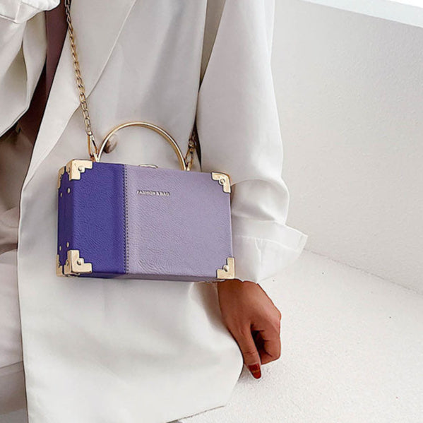 The Serpentine Clutch - Hand-Held Evening Bag with Chain Strap