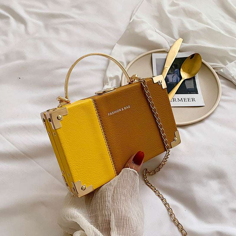 The Serpentine Clutch - Hand-Held Evening Bag with Chain Strap