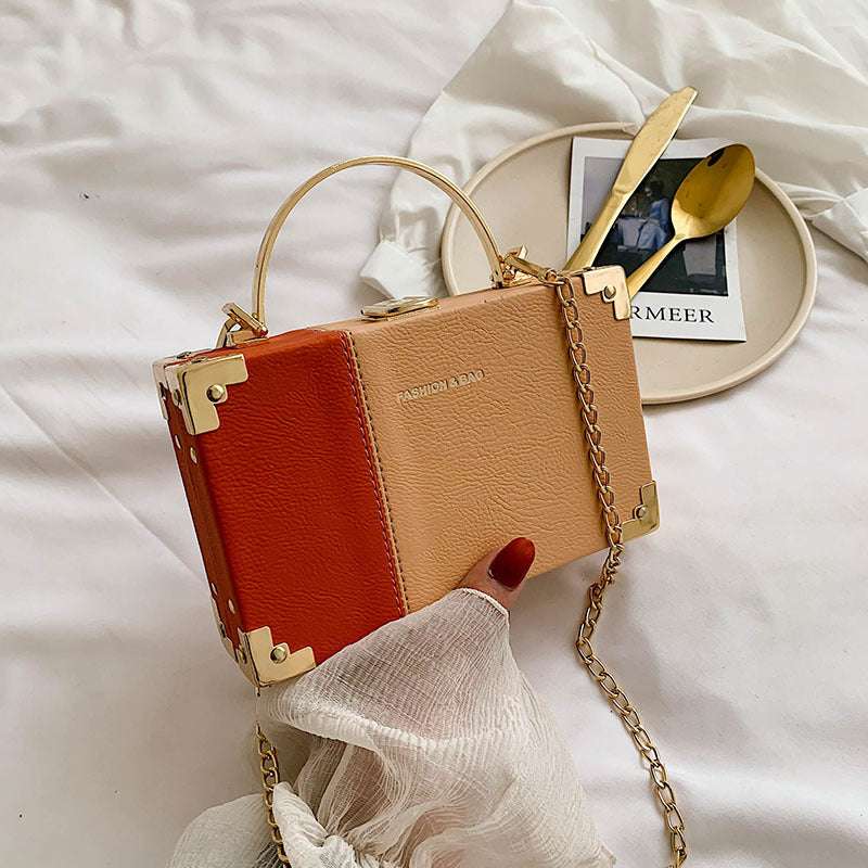 The Serpentine Clutch - Hand-Held Evening Bag with Chain Strap