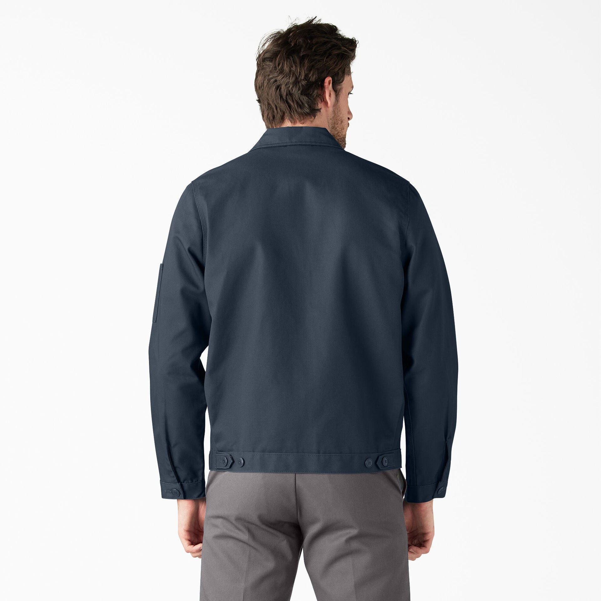 Unlined Eisenhower Black Jacket JT75