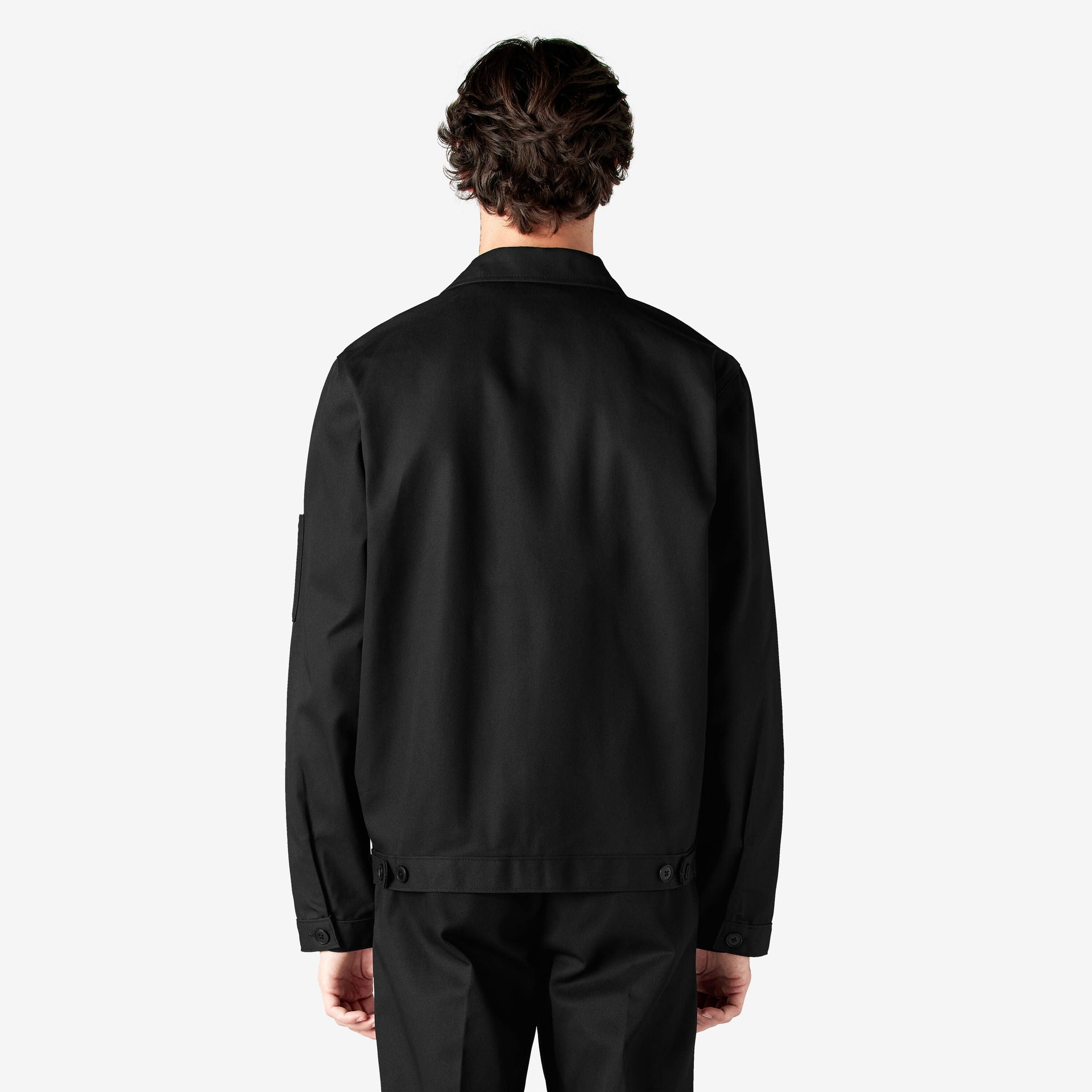 Unlined Eisenhower Black Jacket JT75