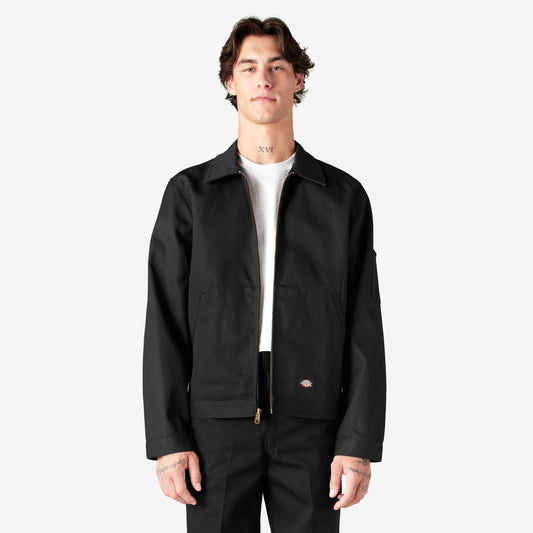 Unlined Eisenhower Black Jacket JT75