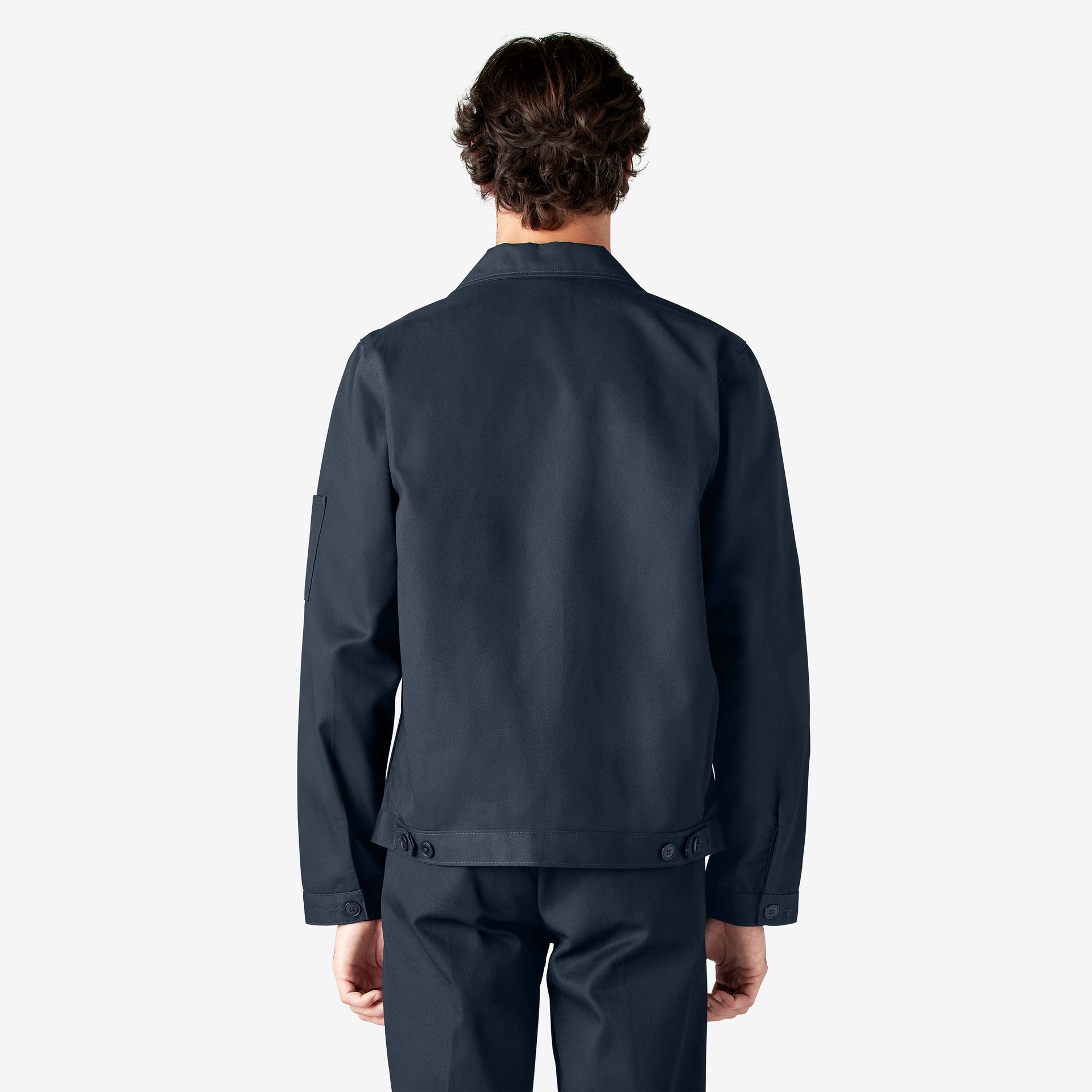 Unlined Eisenhower Black Jacket JT75