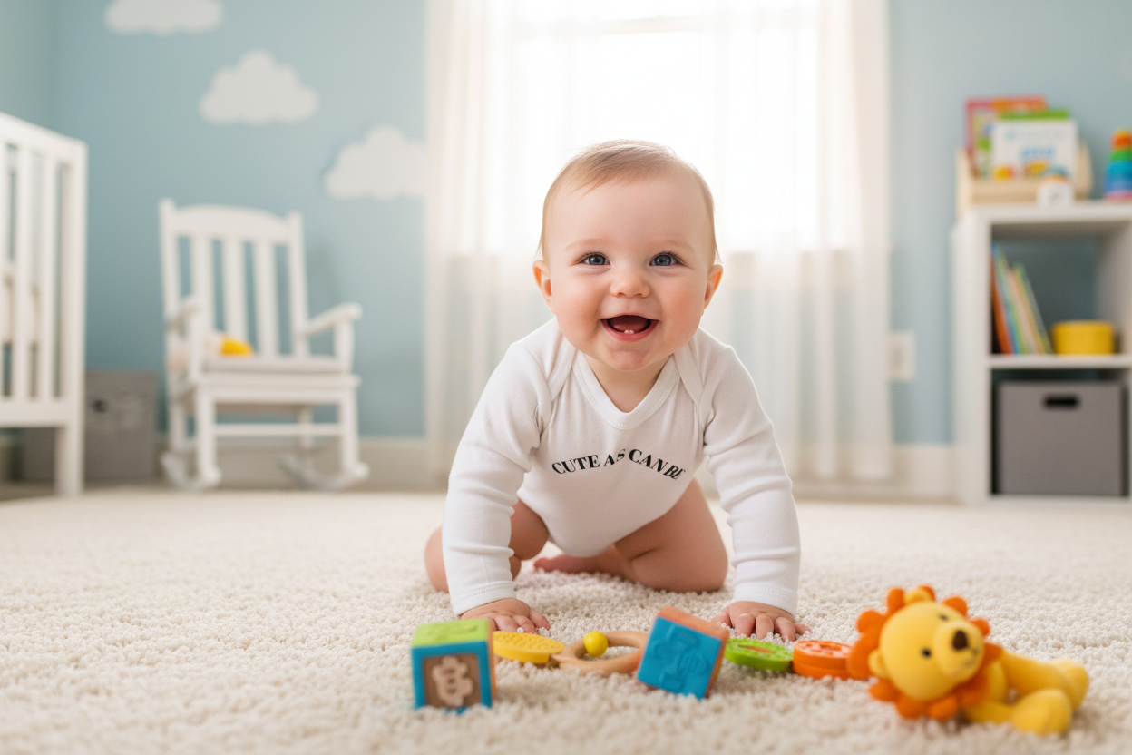 Cute Bunny Infant Bodysuit – Newborn & Toddler Outfit