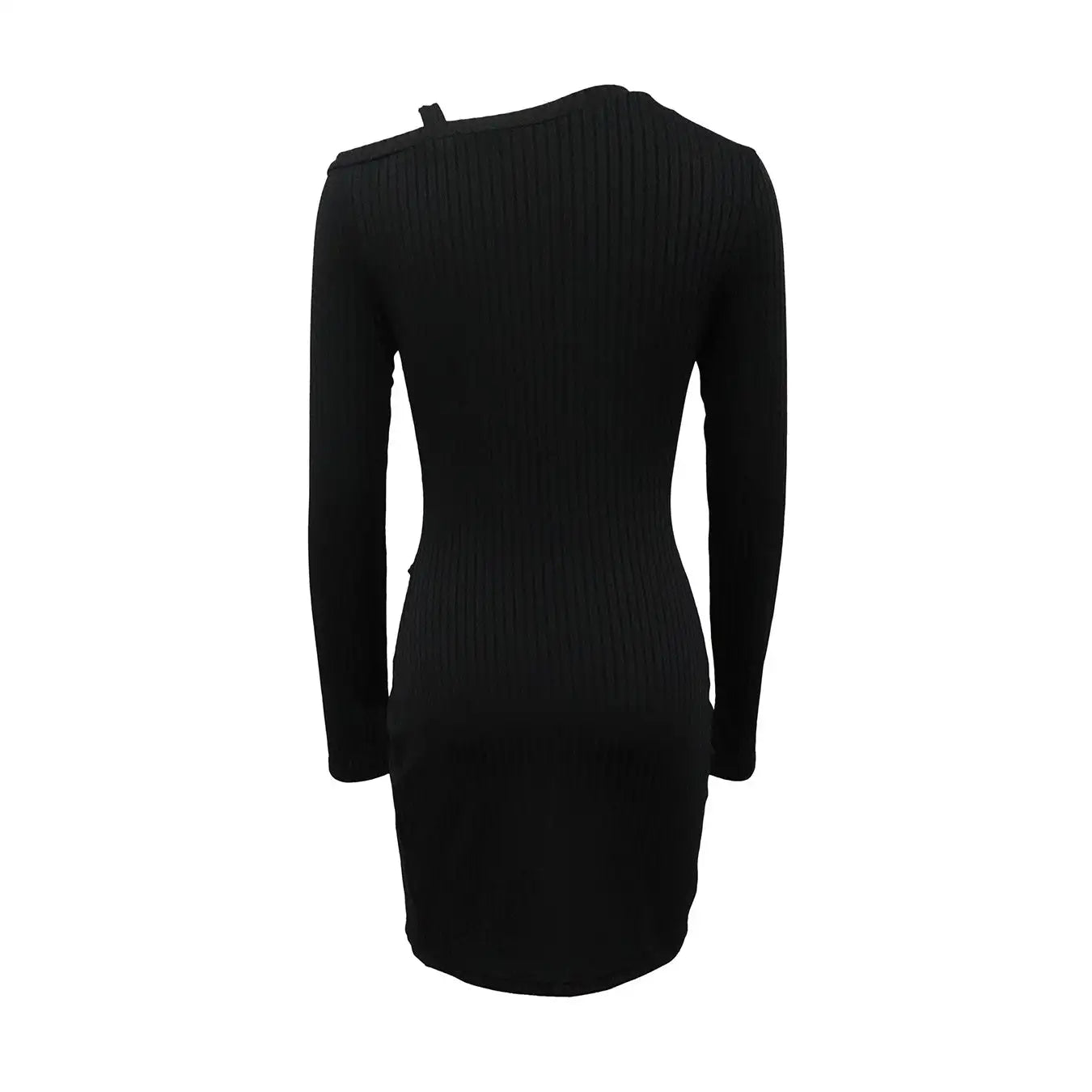 Ladies’ Asymmetrical High Neck Long Sleeve Top