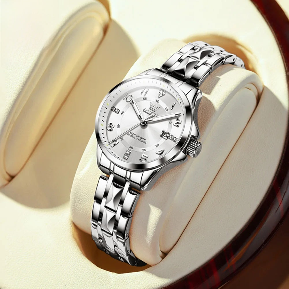 Women’s Two-Tone Stainless Steel Quartz Watch with Date