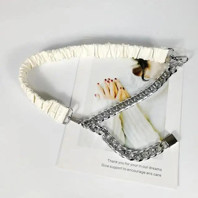 Metal Chain Link Adjustable Belt – Women’s Fashion Accessory