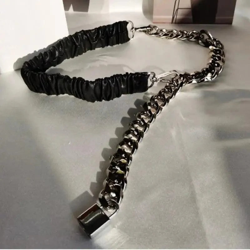 Metal Chain Link Adjustable Belt – Women’s Fashion Accessory