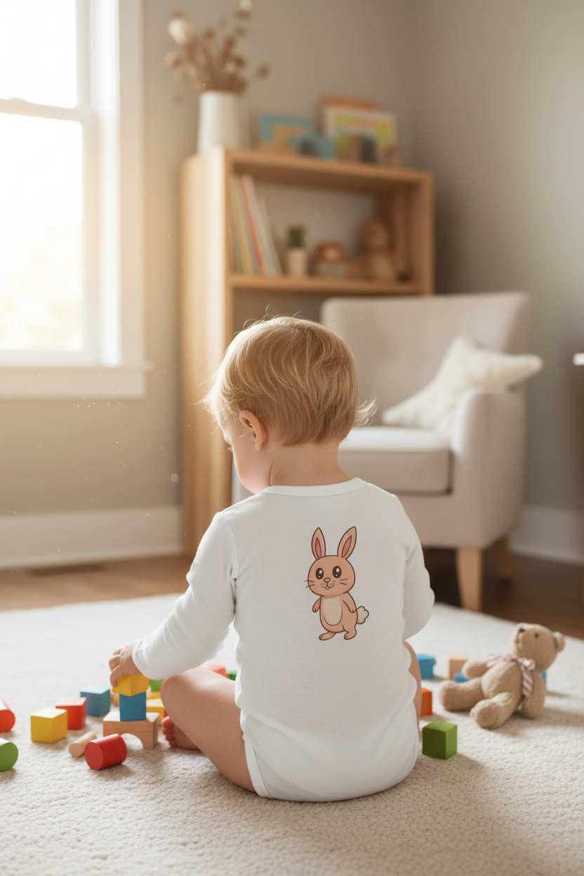Cute Bunny Infant Bodysuit – Newborn & Toddler Outfit