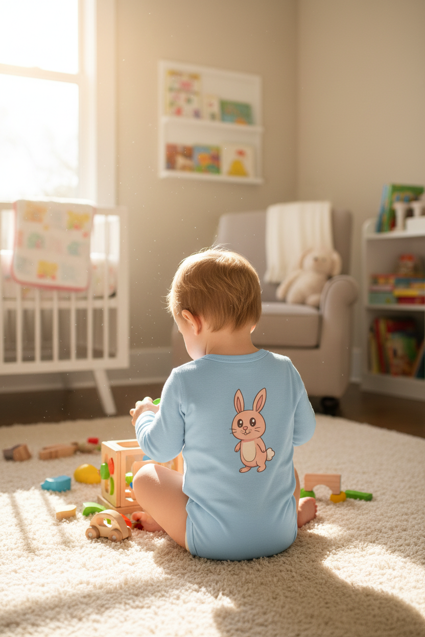 Cute Bunny Infant Bodysuit – Newborn & Toddler Outfit