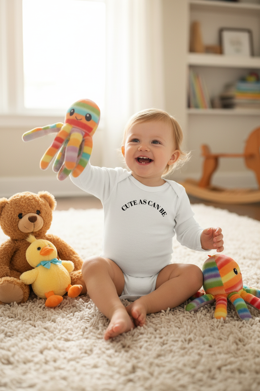 Cute Bunny Infant Bodysuit – Newborn & Toddler Outfit