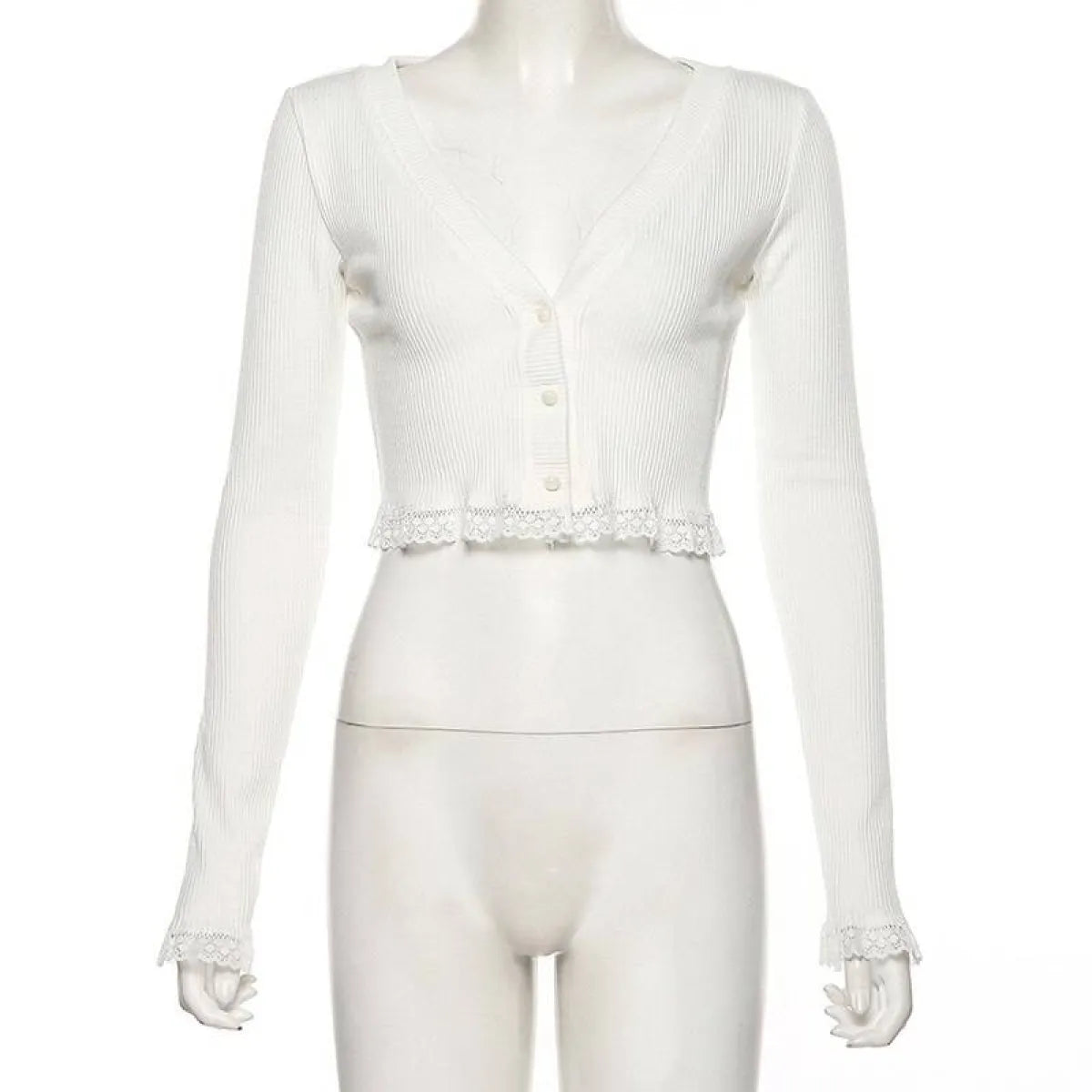 Vintage Gothic Lace Black Cardigan